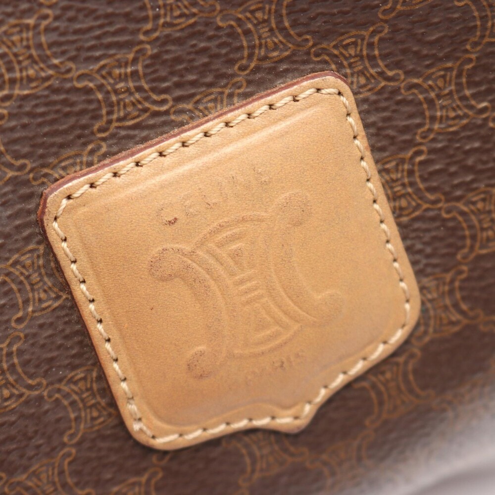 Celine Macadam Handbag Canvas Leather #272950C43B - Picture 4 of 11